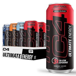 Cellucor - C4 Ultimate - Multiple Flavors (Arctic Snow Cone, Orange Cream, Fruit Punch, Freedom Ice) - 16.0fl oz