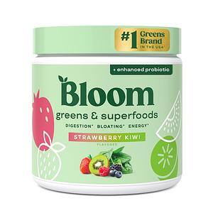 Bloom Nutrition - Greens & Superfoods - Strawberry Kiwi - 30.0servings
