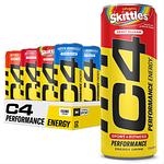 Cellucor - C4 Energy - Variety Pack (Original Skittles, Frozen Bombsicle, Orange Slice, Strawberry Watermelon Ice) - 12.0fl oz