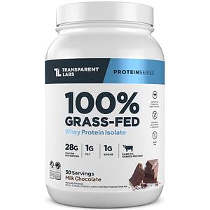 Transparent Labs - Grass-Fed Whey Protein Isolate - Milk Chocolate - 2.3lbs
