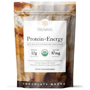 Truvani - Protein + Energy - Chocolate Mocha - 17.46oz
