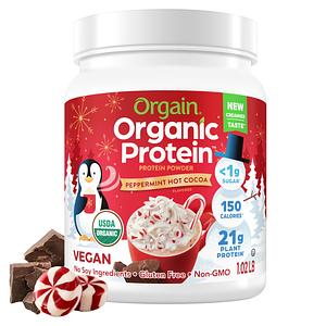 Orgain - Organic Protein - Peppermint Hot Cocoa - 1.02lbs