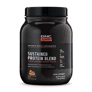 GNC - Sustained Protein - Peanut Butter Puffs - 2.04lb
